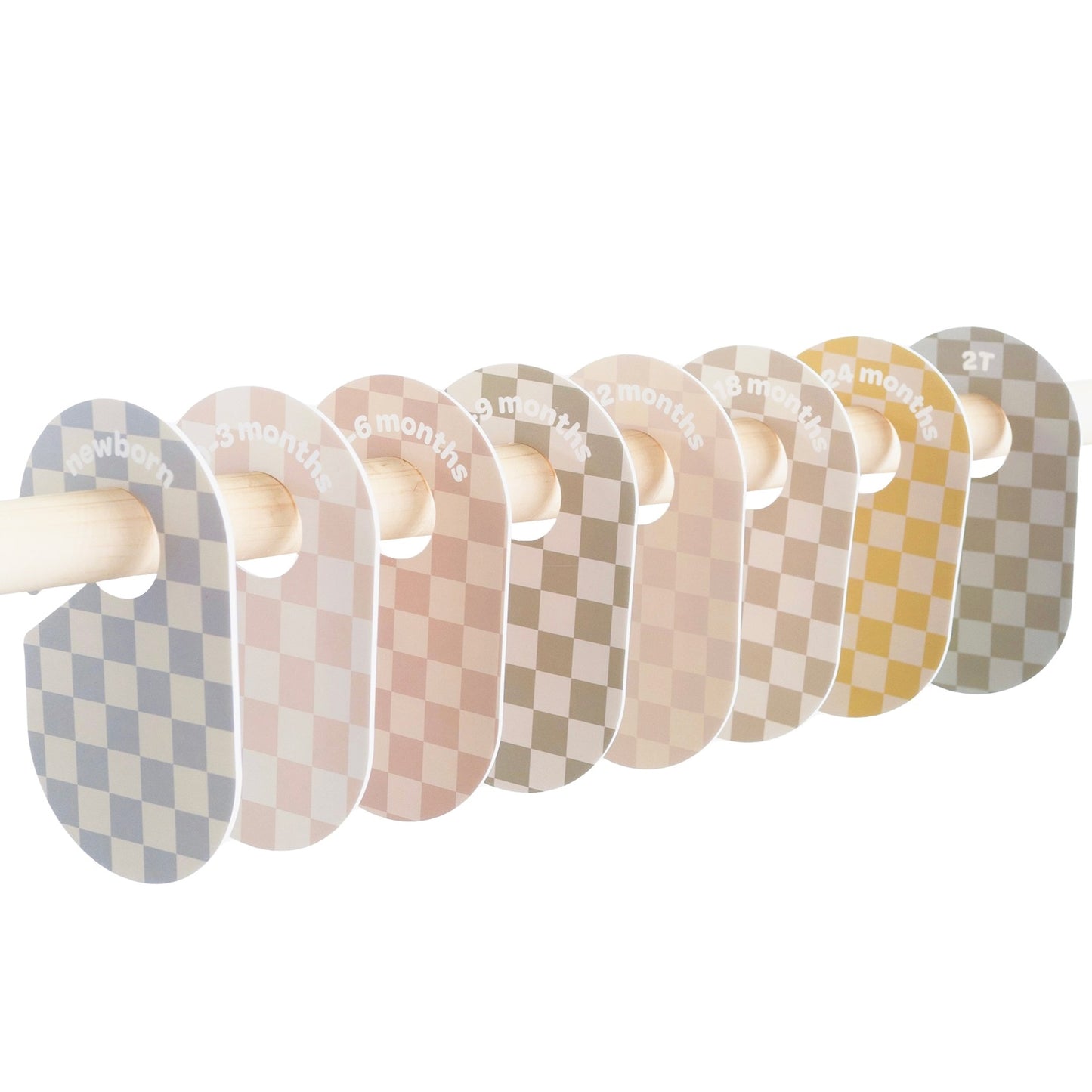 closet dividers (newborn to 24 months) - checkerboard