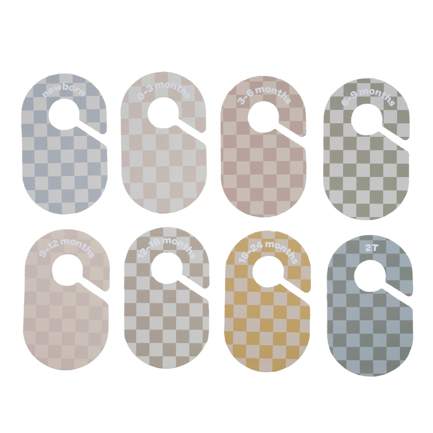 closet dividers (newborn to 24 months) - checkerboard