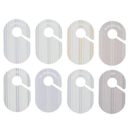 closet dividers (newborn to 24 months) - stripe