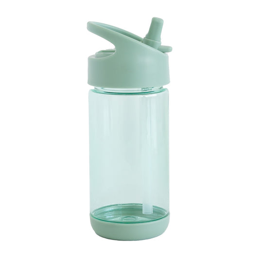 green recycled plastic water bottle