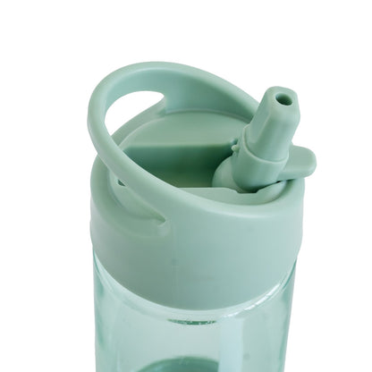 green recycled plastic water bottle